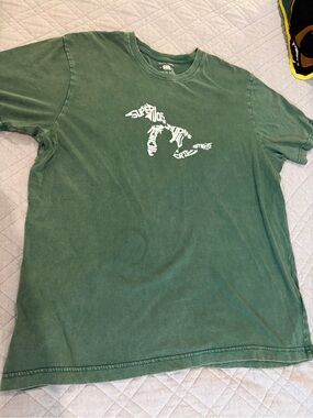 Green Short Sleeve Graphic Tee Michigan